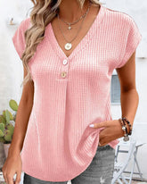 Vanlig V-ringad T-shirt